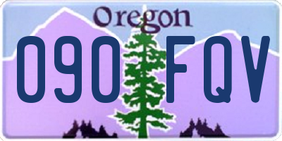 OR license plate 090FQV