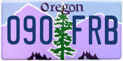 OR license plate 090FRB