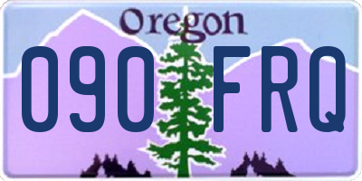 OR license plate 090FRQ