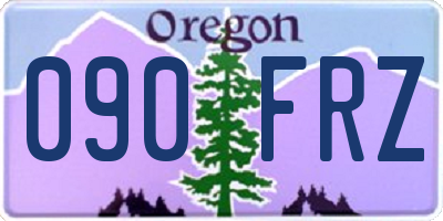 OR license plate 090FRZ