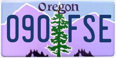 OR license plate 090FSE