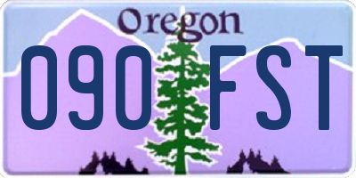 OR license plate 090FST