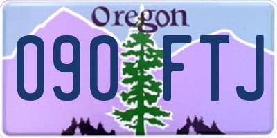OR license plate 090FTJ