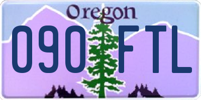 OR license plate 090FTL
