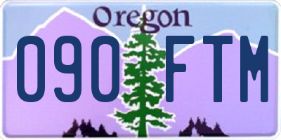 OR license plate 090FTM