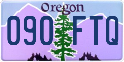 OR license plate 090FTQ
