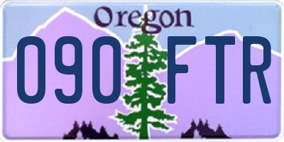OR license plate 090FTR