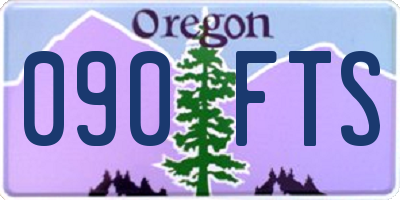 OR license plate 090FTS
