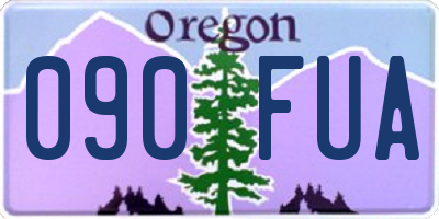 OR license plate 090FUA