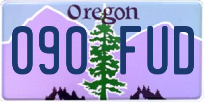 OR license plate 090FUD