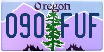 OR license plate 090FUF