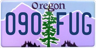 OR license plate 090FUG