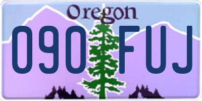 OR license plate 090FUJ