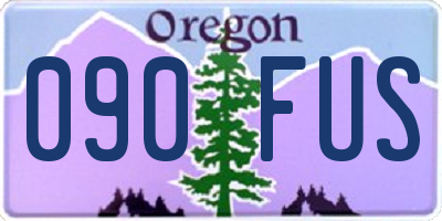 OR license plate 090FUS