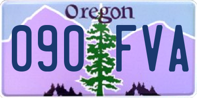 OR license plate 090FVA