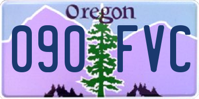OR license plate 090FVC