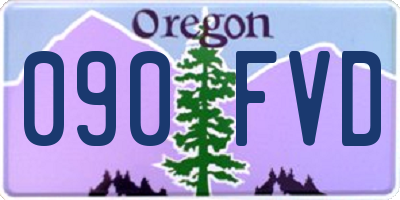OR license plate 090FVD