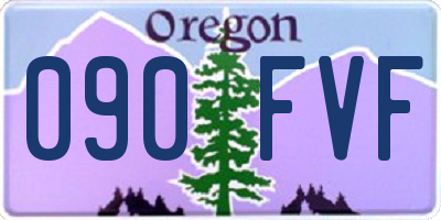 OR license plate 090FVF