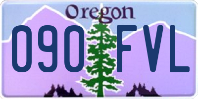 OR license plate 090FVL
