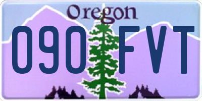 OR license plate 090FVT