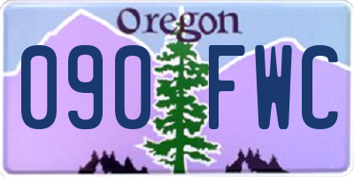 OR license plate 090FWC