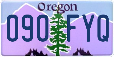OR license plate 090FYQ