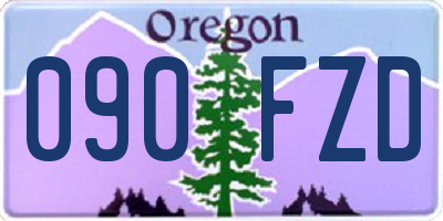 OR license plate 090FZD