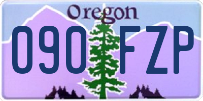 OR license plate 090FZP