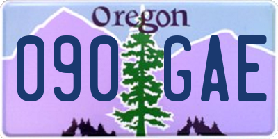 OR license plate 090GAE