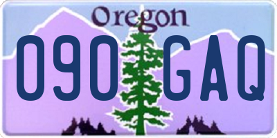 OR license plate 090GAQ