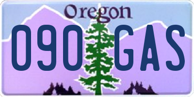 OR license plate 090GAS