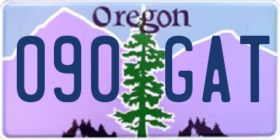 OR license plate 090GAT