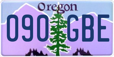 OR license plate 090GBE