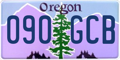 OR license plate 090GCB