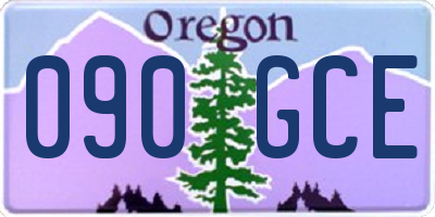OR license plate 090GCE