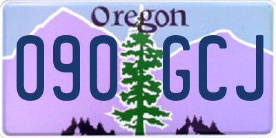 OR license plate 090GCJ