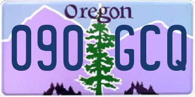 OR license plate 090GCQ