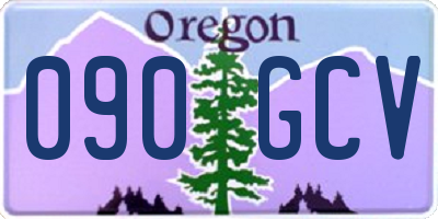 OR license plate 090GCV