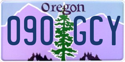 OR license plate 090GCY