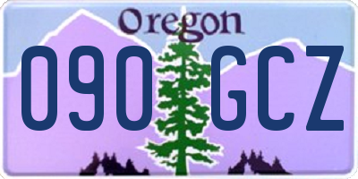 OR license plate 090GCZ