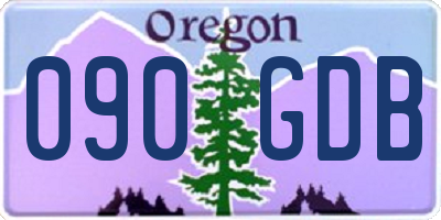 OR license plate 090GDB