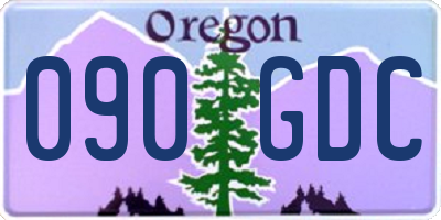 OR license plate 090GDC