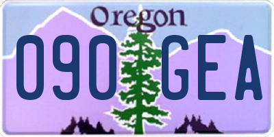 OR license plate 090GEA