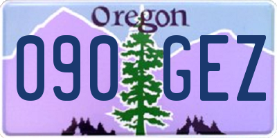 OR license plate 090GEZ