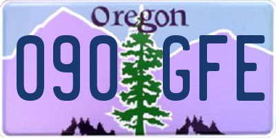 OR license plate 090GFE