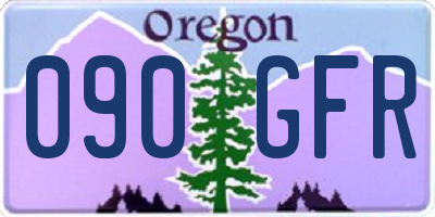 OR license plate 090GFR