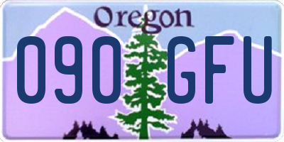 OR license plate 090GFU