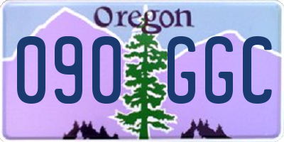 OR license plate 090GGC