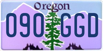 OR license plate 090GGD