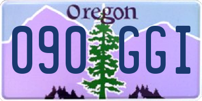 OR license plate 090GGI